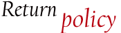 Return Policy for Antiques Indian